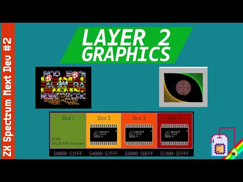 ZX Spectrum Next Layer 2 Graphics - Retro Coding in C and Z80 - Devlog #2