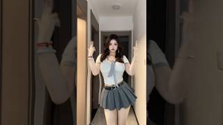 beautiful girl street fashion outfits style #tiktok #chinesefashion #mejoresstreetfashion #shorts