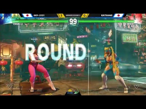 KSB2016 SF5 GO1[Chun-li] VS jamuwo[Rainbow Mika]