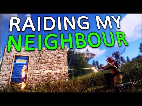 ONLINE RAIDING my NEIGHBOUR for REVENGE! - Rust Solo #9