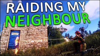 ONLINE RAIDING my NEIGHBOUR for REVENGE! - Rust Solo #9