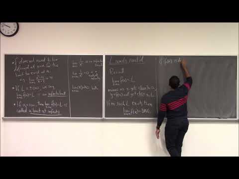 Math 1206-R03 Lecture 4 - Computing limits