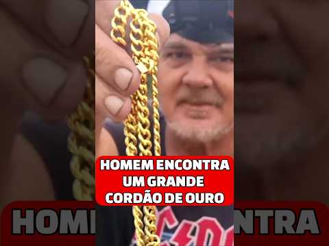 MAN FINDS A STRING OF 100 GRAMS OF GOLD #gold #gold #detector #detectorism #metaldetecting