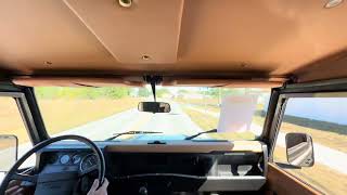 Modified 1987 Land Rover 90 Turbodiesel 5-Speed Test Drive