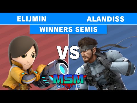 MSM Online 57 - Elijmin (Mii Gunner) Vs. Alandiss (Snake) - Winners Semis