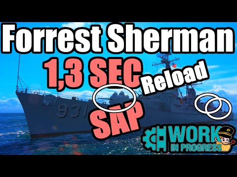 Forrest Sherman — American Tier X destroyer for COAL