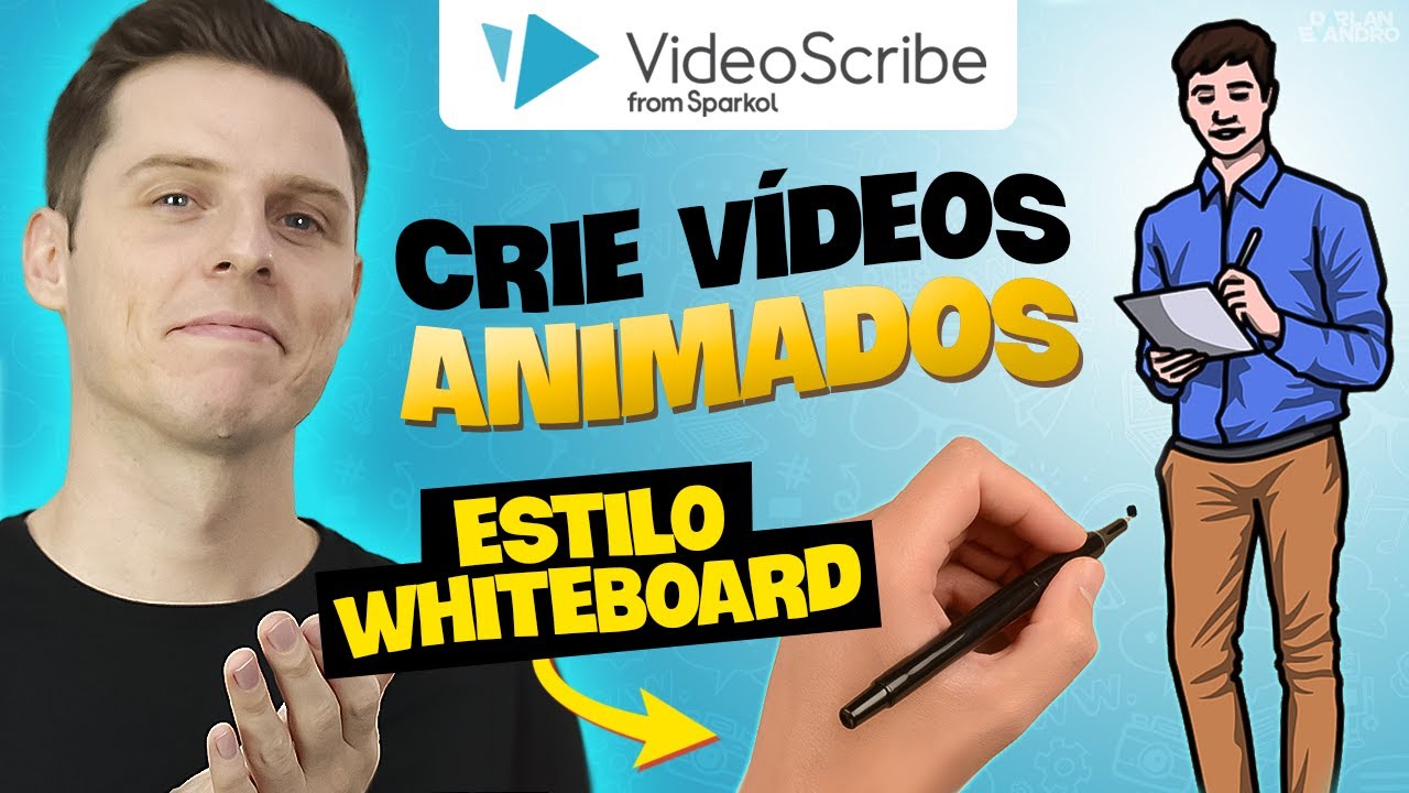 ✍️ Como Criar Vídeos Animados Estilo Whiteboard no VideoScribe (Muito fácil)