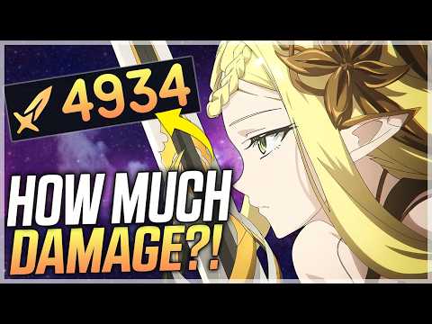 GUESS HOW MUCH DAMAGE ISERIA CAN DEAL WITH 5000 ATK?! - Epic Seven