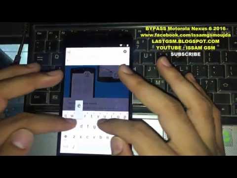 Motorola Nexus 6 BYPASS GOOGLE ACCOUNT REMOVE FRP 2016