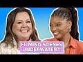 Halle Bailey Melissa McCarthy From The Little Mermaid Answer Your Burning Questions