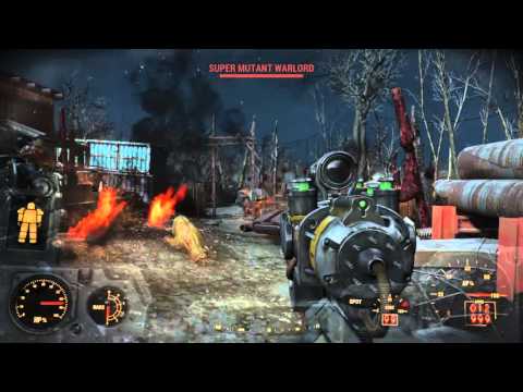 Fallout 4 20+ Robot Provisioners vs Super mutants Survival