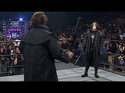 The real Sting drops imposter Sting with a Scorpion Death Drop: May 12, 1997