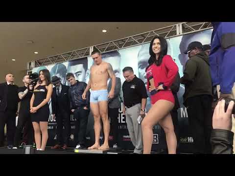 Usyk-Witherspoon weigh-in highlights from Chicago 10.11.19