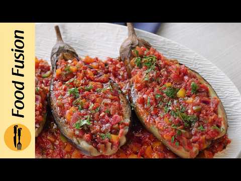 Imam Bayildi (Turkish Stuffed Eggplants) Recipe by Food Fusion