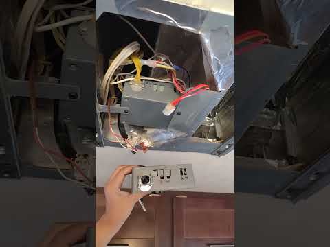 Dometic Rv A/C control panel. Quick switch. #rvlivingfulltime #rvlife #shorts
