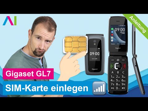 Gigaset GL7 - Inserting the SIM card • 🂠 • 📲 • 📡 • Instructions | Tutorial