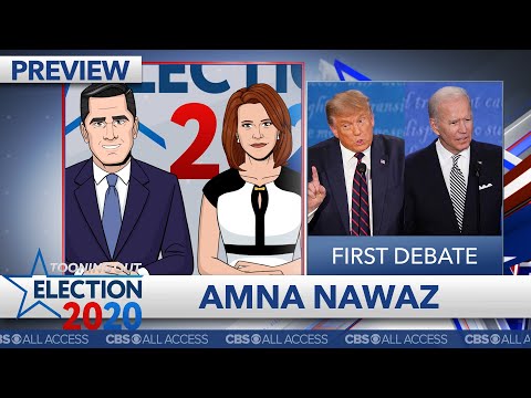 總統辯論之夜1：特朗普把拜登當女記者看待 (Presidential Debate Night 1: Trump treats Biden like female reporter)