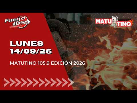 Lunes 14/09 Comenzamos este dia  cargados de info y novedades. Dejanos tu mensaje #matutinofuego