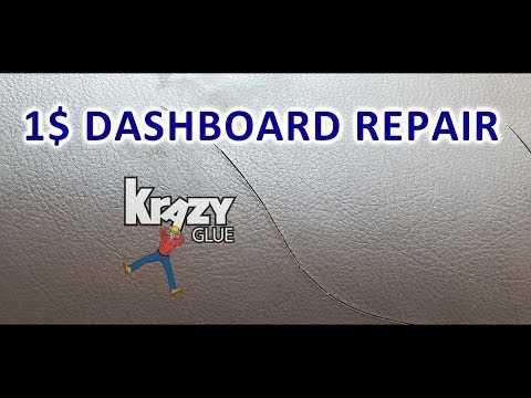1$ CRACKED DASHBOARD REPAIR *CRAZY GLUE*