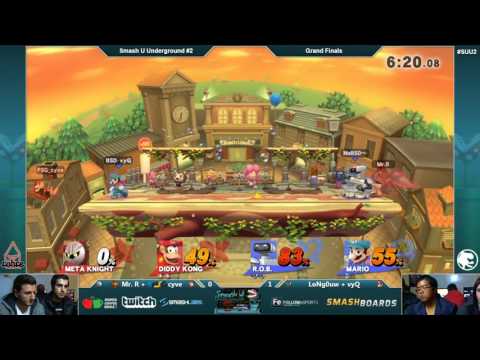 SUU2 - LLL.Mr. R + PSG | cyve Vs. LoNg0uw + vyQ - Grand Finals - Smash 4 Doubles