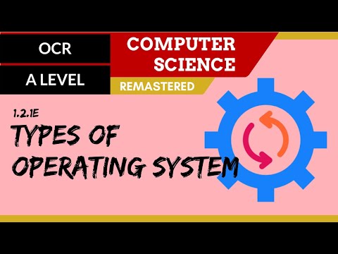 17. OCR A Level (H046-H446) SLR4 - 1.2 Types of operating system