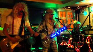 Glam rock tribute band GLAM SLAM play the Sweets Wig Wam Bam Dec10