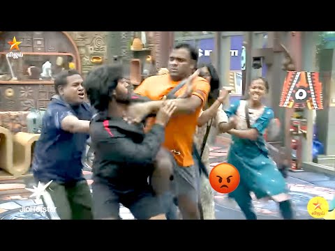 Kamruddin Vs Praveen Fight 🔥RED CARD உறுதி | Biggboss season 9 tamil