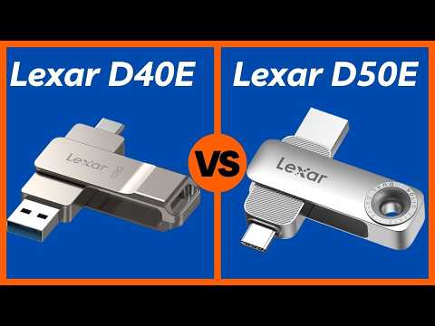 Lexar D50E 128GB Solid State Dual Drive, USB Flash Drive Up to 400MB/s Read, 360MB/s Write High-Performance, USB-C & USB-A Port, Metal Housing Swivel Design, Compatible with iPhone 17, Android, PC video review thumbnail