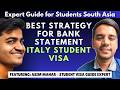 Bank Statement Tips For Italy Student Visa 2025 Avoid Visa Rejection