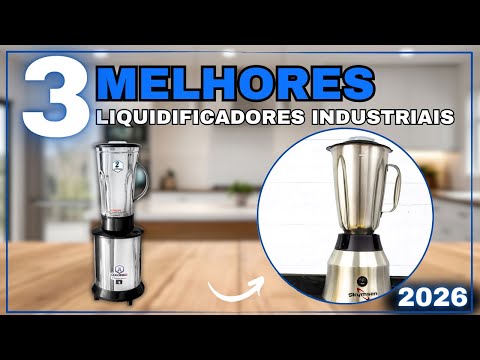 TOP3 Liquidificadores Industriais Skymsen Alta Rotação, FAK Alta Rotação ou JL Colombo Baixa Rotação