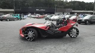 Slingshot Trying to Cut Up Almost Lost It Stunt World BBQ