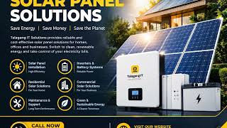 ☀️ Solar Panel Solutions | Talagang IT Solutions | Clean Energy for a 
