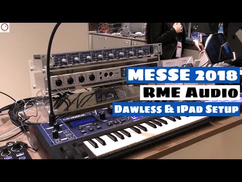 MESSE 2018: RME Audio Interfaces Dawless & iPad Music Setup | SYNTH ANATOMY