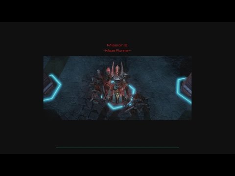 Starcraft II - Custom Campaign: The Hammer of Dawn - Hard - Mission 2: Maze Runner
