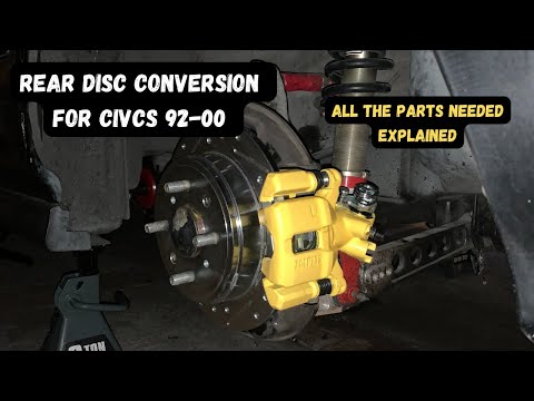 Rear Disc Conversion for 92-00 Civics (In-Depth of PARTS NEEDED)