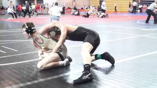 132lbs, rd1 Brian Abram, Salesianum vs Chris Kosinski, Trinity,