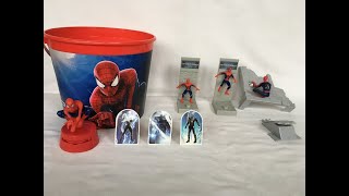 Spider-Man 2 action figures from 2014 Jollibee kiddie meal.