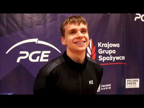 Zuzanna Janowska i Dominik Kwinta - konferencja przed IMP Elity 2023 i Narodowymi Dniami Badmintona.