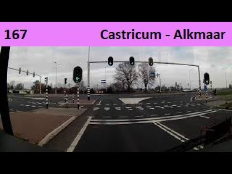 Lijn 167: Castricum Station - Alkmaar Station (2018)