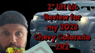 2023 Chevy ZR2 2” lift kit review #zr2 #chevycolorado #chevycoloradozr2 #offroad
