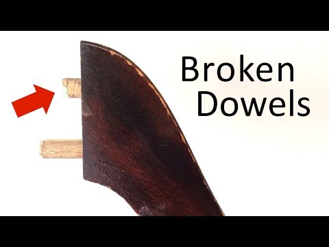 Learn How to Remove Broken Dowels (Extract or Drill Out) | Restore Furniture