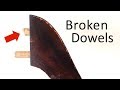 Learn How to Remove Broken Dowels (Extract or Drill Out) | Restore Furniture