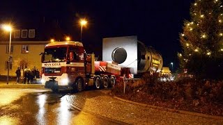 preview picture of video 'Schwertransport rollte durch Landkreis Northeim'