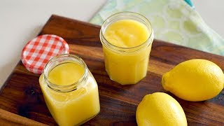 Microwave lemon curd