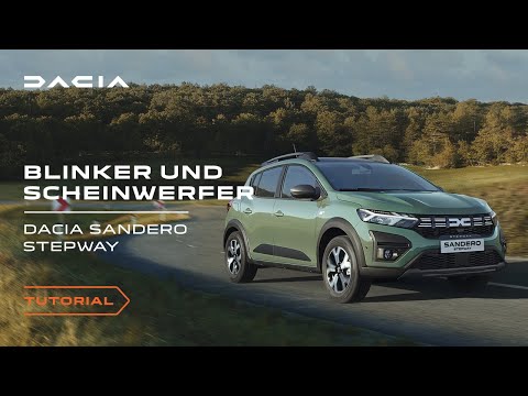 Sandero und Sandero Stepway – Blinker und Leuchten