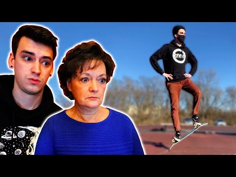 My Mom Reacts To My Skateboarding