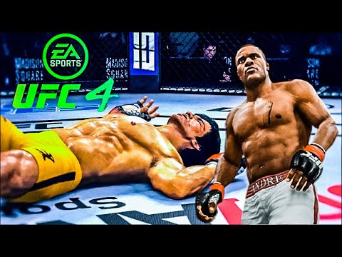 BRUCE LEE VS ANDRE BISHOP | UFC 4 BRUTAL FIGHT | UFC 4 | UFC 4 2021 | EA SPORTS UFC 4