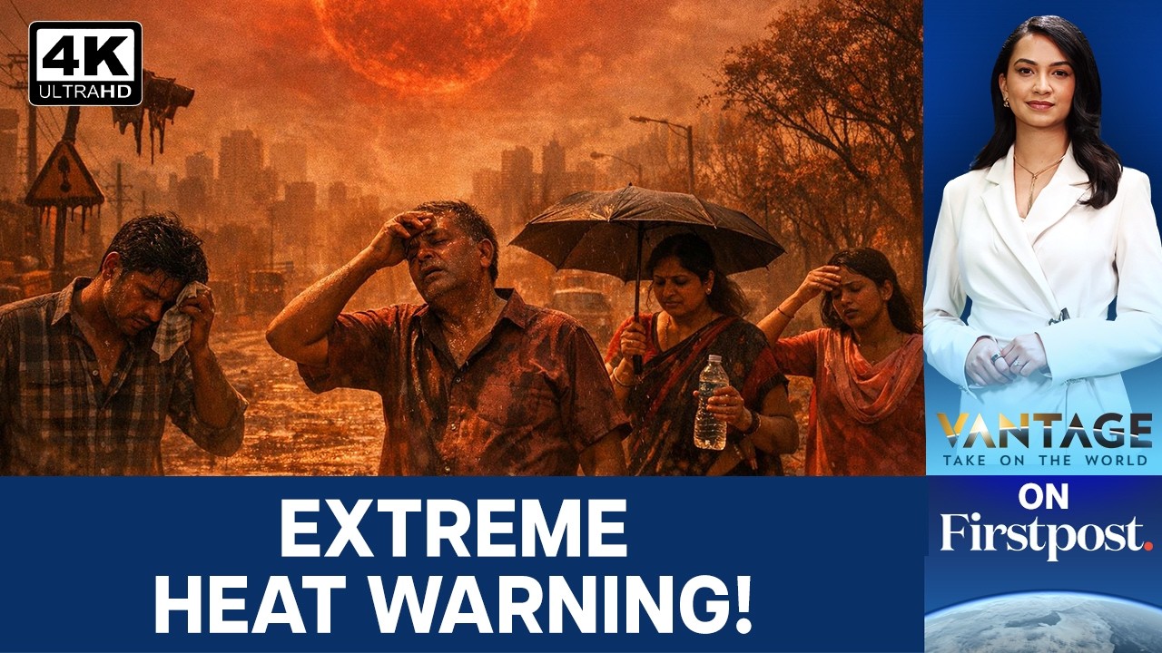 India Battles Heatwave; ‘Heat Dome’ Covers UK, France, Spain | Vantage on Firstpost | 4K