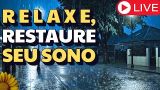 🔴Seu SONO em Primeiro Lugar! CHUVA RELAXANTE e TROVOADAS🌧️💤