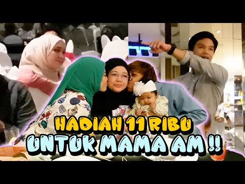 HADIAH 11 RIBU UNTUK MAMA AM !! ELYA FIRST TIME IFTAR DENGAN FAMILY AM !